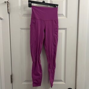 lululemon athletica Vibrant Pink Leggings